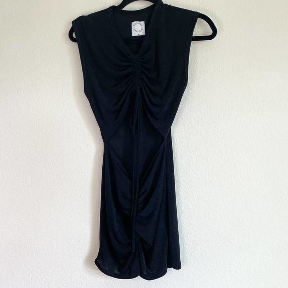 WITH JEAN Roxy Black Cut Out Mini Dress - Picture 7 of 14
